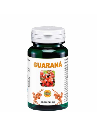 Guaraná 50 Caps Robis – Energía Natural y Concentración
