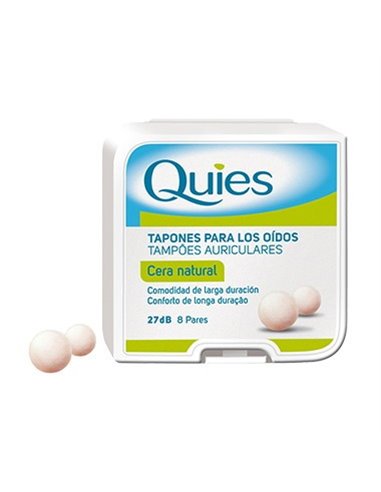 Tapones Para Los Oidos Cera Natural 16Ud. Quies de Quies