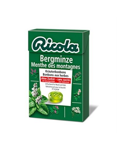 Caramelos mentol sin azucar 50 g Ricola