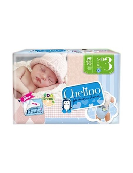 Chelino Pañal Inf Tumbado T3 4-10Kg 36Un de Chelino