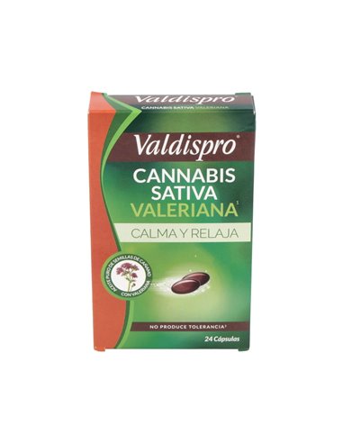 Valdispro Cannabis Sativa + Valeriana 24Cap. de Valdispert