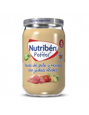 Nutriben Potito Guiso Pollo Ternera Judias 235Gr. de Nutriben