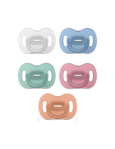 Chupete Tetina Fisiologica Todo Silicona 0-6M 1Uni de Suavinex