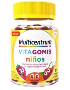 Multicentrum Vitagomis Niños 30 Caramelos Goma de Multicentrum