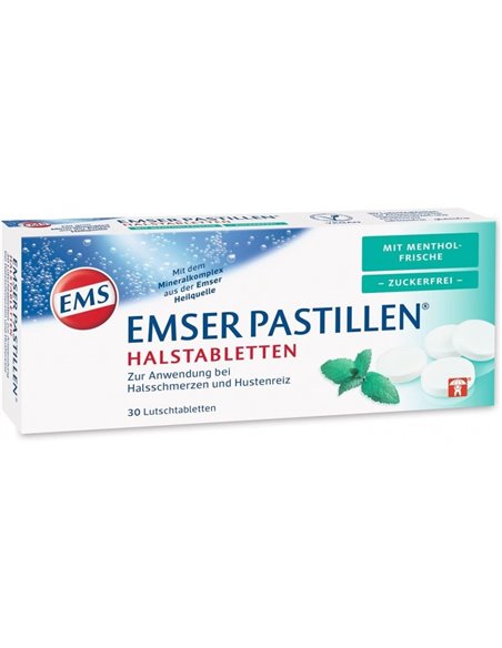 Emser Mentol 30 Pastillas de Aquilea