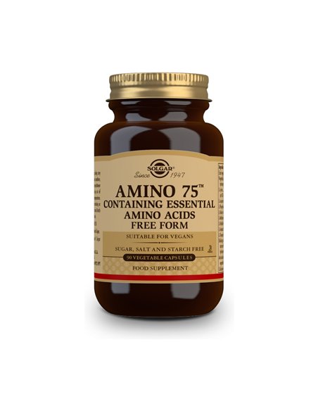 Amino 75  90 cápsulas vegetales Solgar
