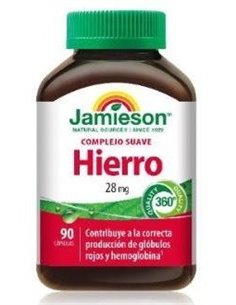 Hierro Complejo Suave 28Mg. 90Cap. de Jamieson