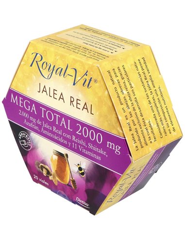 Jalea Real Royal Vit Mega Total 2000Mg. 20Amp de Dietisa (Dielisa)