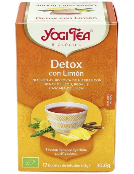 Yogi Tea Detox Con Limon 17Infusiones de Yogi Tea