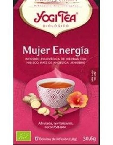 Women'S Energy Yogi Tea 17 Bags 17 X 1,8 G de Yogi Tea