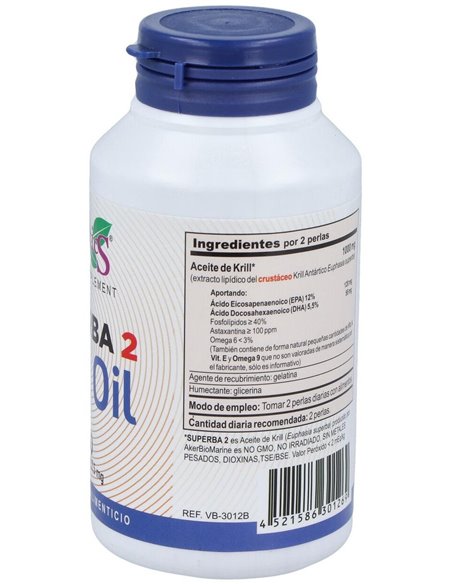 Superba Krill Oil (Aceite De Krill)120Perlas de Vbyotics