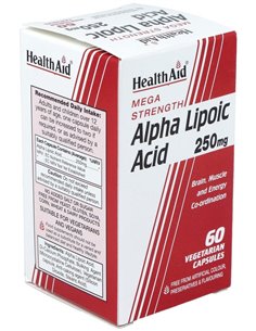 Ácido Alfa Lipoico 250 Mg 60 Vcáps de Health Aid