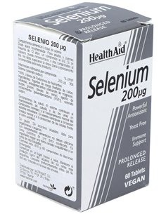 Selenium 200Mcg. 60Comp. Health Aid de Health Aid