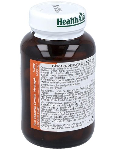 Fibra De Cascara Psyllium 60Comp. Health Aid de Health Aid