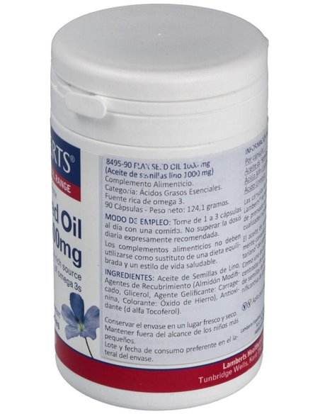 Aceite de semillas de Lino 1000 mg 90 Caps. de Lamberts