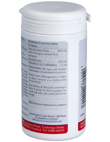 Ginkgo Biloba 6000 mg de Lamberts