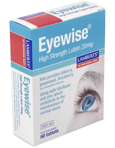 Eyewise® (Luteína, Zeaxantina,Plantas, Vit, Min) de Lamberts