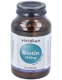 Biotina 2500Ug 90Cap.Veg. de Viridian