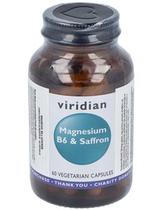 Magnesio+B6+Azafran 60Cap.Veg. de Viridian