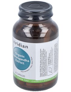 Ashwagandha Extracto 60Cap.Veg. Bio de Viridian