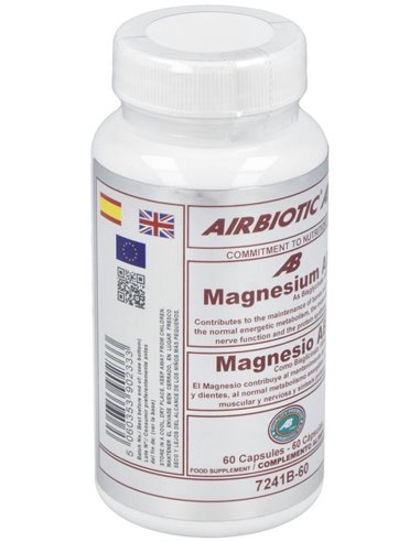 Magnesium Bisglicinato 150Mg. 60Cap. de Airbiotic