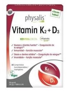 Vitamin K2+D3 60Comp. Vegan de Physalis