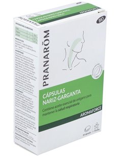 Aromaforce Nariz-Garganta 30Cap. Bio de Pranarom P.Acabado