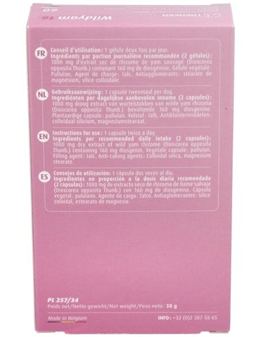 Wild Yam 16% 60Cap. Ortho-Nat de Ortho Nat