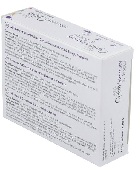 Optim Memory - Focus 45Cap. de Optim Laboratoire