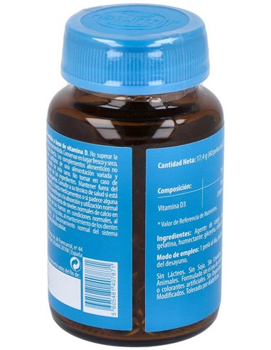 Vitamina D3 4000Ui 60Perlas de Dietmed