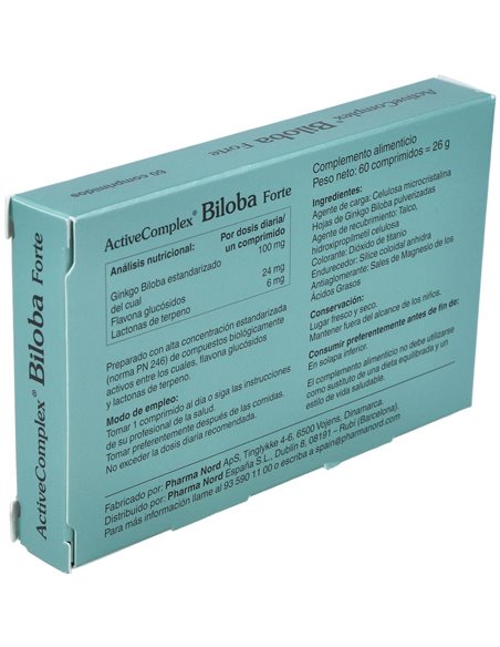 Activecomplex Biloba Forte 60Comp. de Pharma Nord