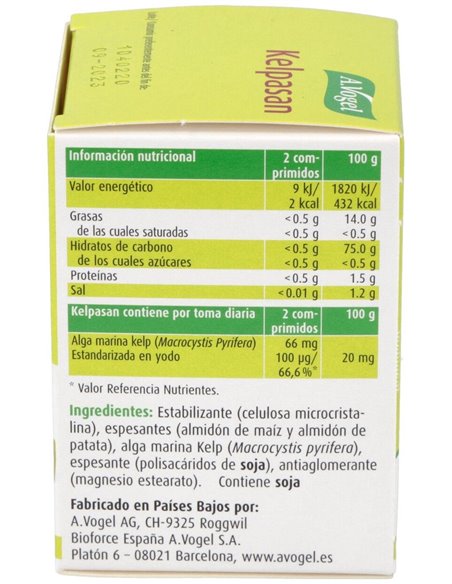 Kelpasan 120Comp. de A.Vogel