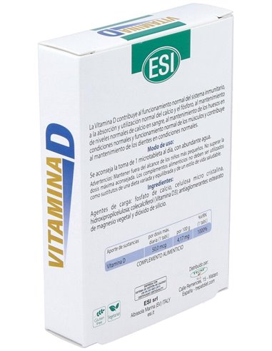 Vitamina D 30Comp. de Trepatdiet-Esi