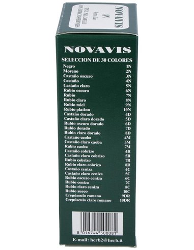 Tinte Novavis 8N Rubio Claro 135Ml. de Novavis