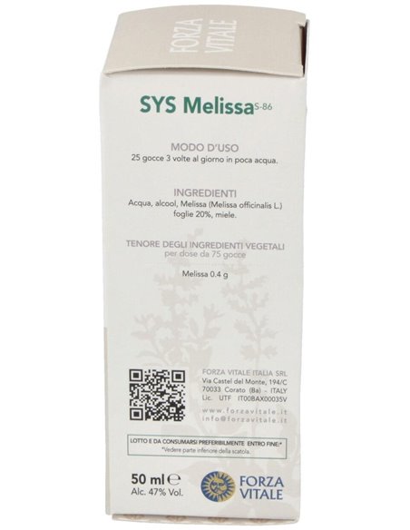 Sys.Melisa 50Ml. de Forza Vitale