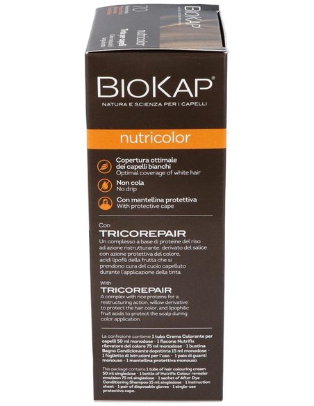 Tinte Medium Blond Dye 140Ml. Rubio Medio ·7.0 de Biokap