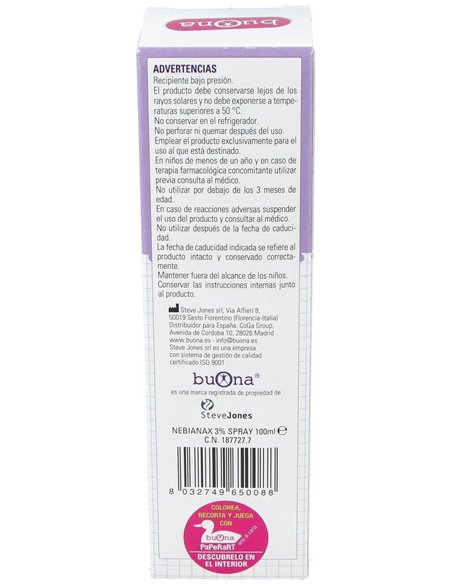Nebianax 3% Spray Nasal 100Ml. de Buona