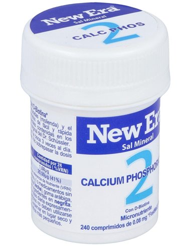 Sal Schussler Nº2 Calcium Phosphoricum 240Comp. de New Era