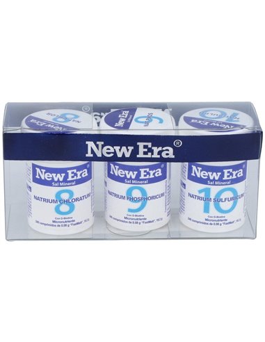 Schussler Trio Metabolismo Sales 8+9+10 de New Era