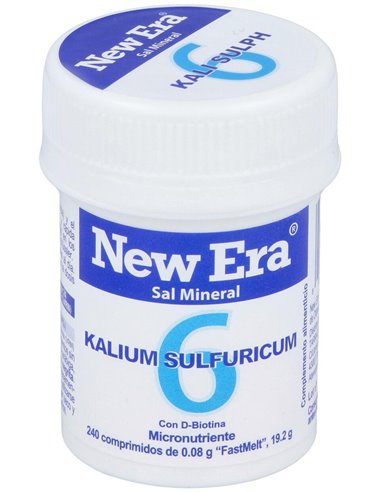Sal Schussler Nº6 Kalium Sulfuricum 240Comp. de New Era