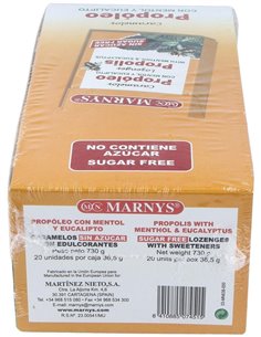 Caramelos Propoleo Sin Azucar Expositor 20Ud de Marnys