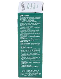 Incienso Aceite Esencial Alimentario 15Ml. de Marnys