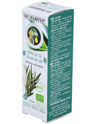 Tea Tree Aceite Esencial Alimentario 15Ml. Bio de Marnys