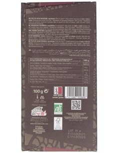 Chocolate Negro 100%  80Gr. Eco Sg de Chocolates Sole