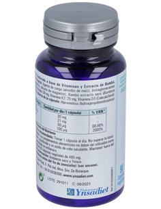 Vitamina D3 + K2 + Silic. Org. 90 Comp de Ynsadiet