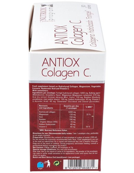 Colágeno Antiox Fortigel 30 Sobres de Ynsadiet