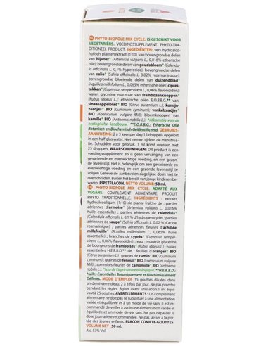 Phyto-Bipole Mix-Cycle (Ciclo Menstrual) 50Ml. de Phytobiopole