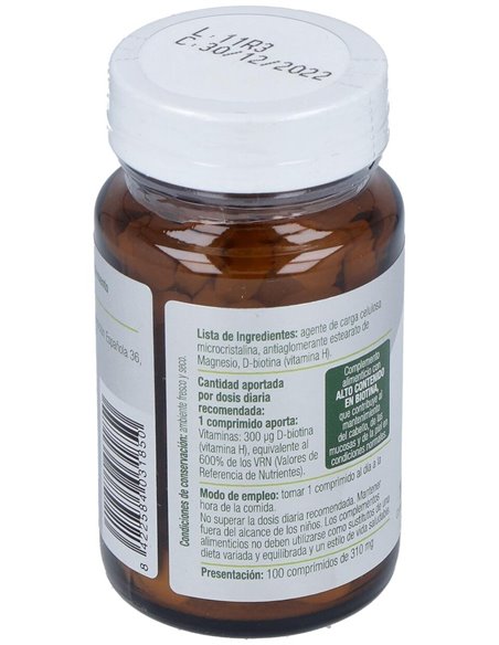 Biotin (Biotina Vit.H) 100Comp. de El Granero