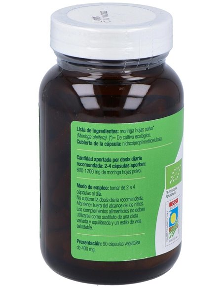 Moringa Bio 400Mg. 90Cap. de El Granero