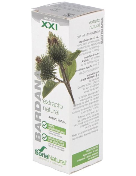 Ext. Bardana Xxi 50Ml. S/Al de Soria Natural